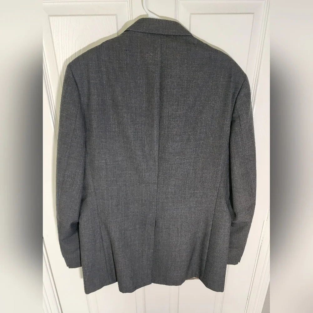 Downing and Dent Mens Grey Suit Jacket Blazer